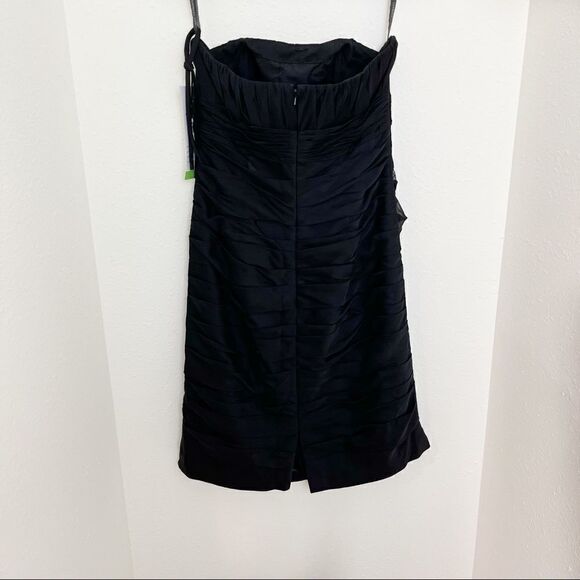 NWT Bill Levkoff Strapless Black Mini Dress - Picture 5 of 7